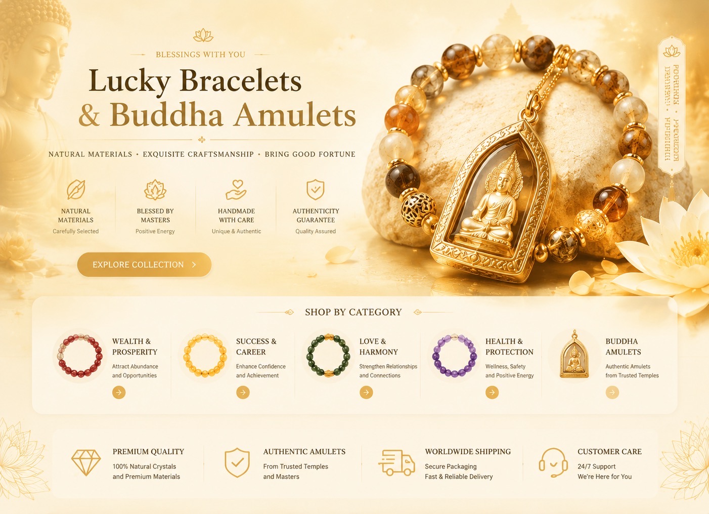 LUCK & BLESSING — Lucky Bracelets & Amulets